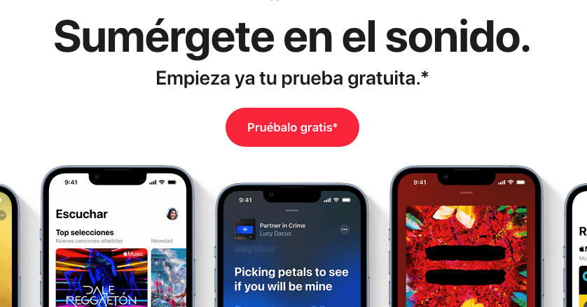 Prueba Apple Music gratis