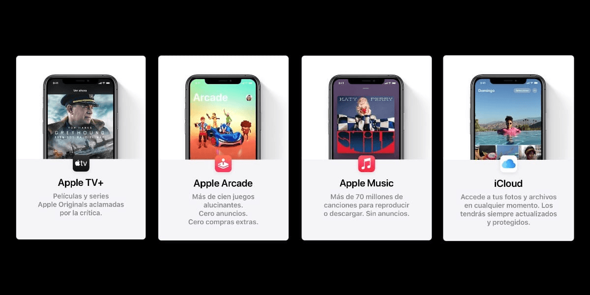 Apple arcade con el plan familiar.