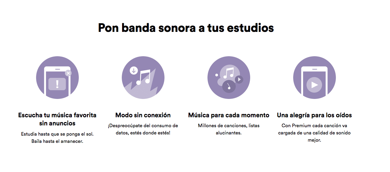 Spotify Estudiantes