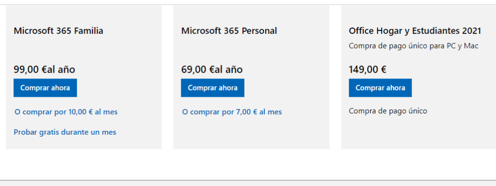 office 365 precio