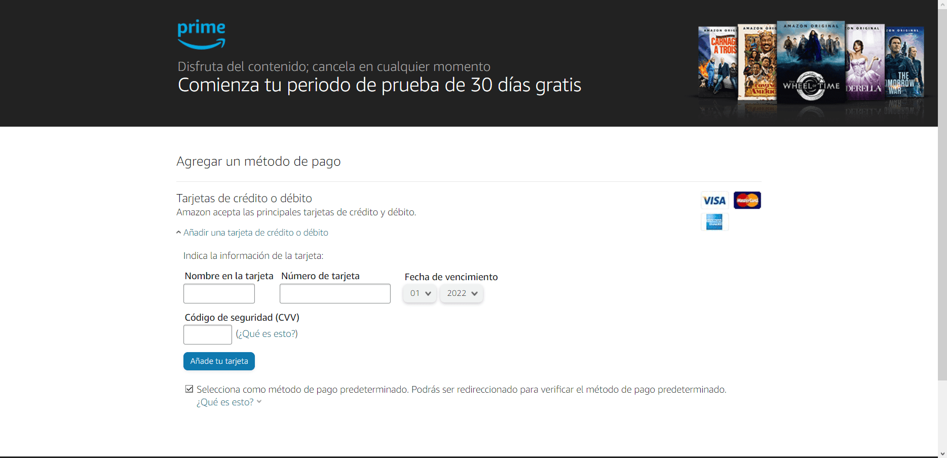 periodo de prueba de 30 días gratis