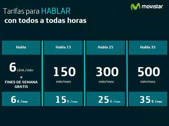 Elige la tarifa prepago Movistar que quieras