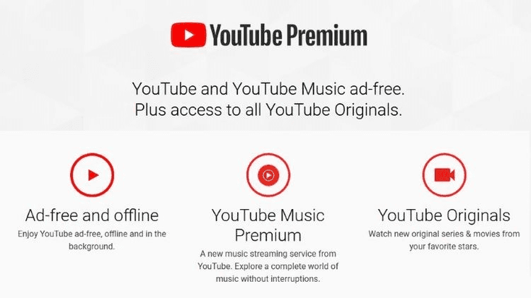 inscribes en YouTube Premium