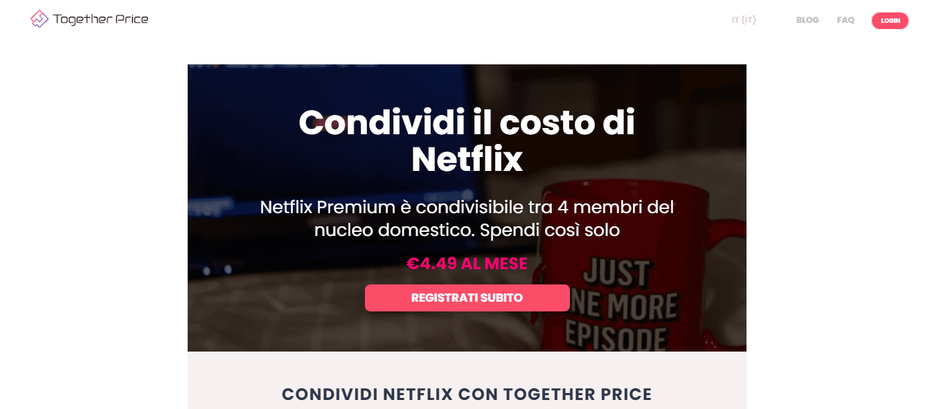 together price netflix