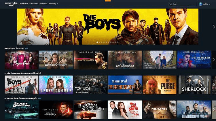 Con un abbonamento a Prime puoi guardare i film Amazon Prime Video in streaming incluso nel prezzo, su tutti i tuoi dispositivi, incluso le Smart TV..