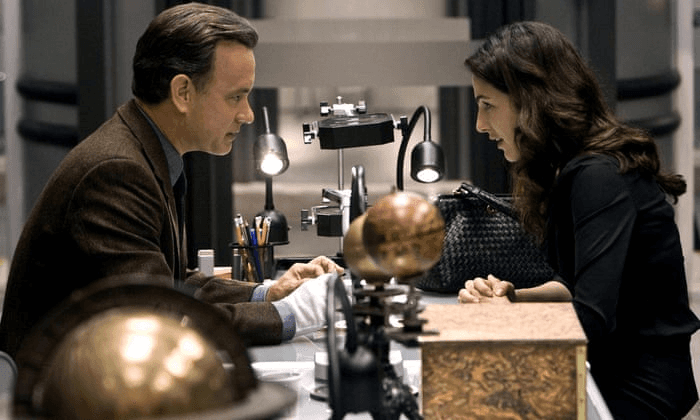 Tom Hanks and Ayelet Zurer in Angels and Demons