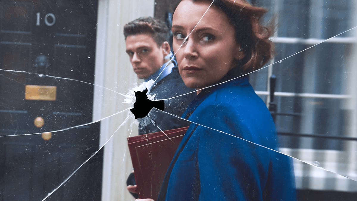 Richard Madden and Keeley Hawes in Bodyguard