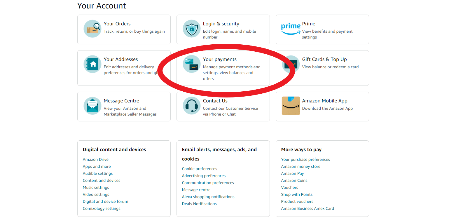 Change payment details like you debit card number and complete billing address.